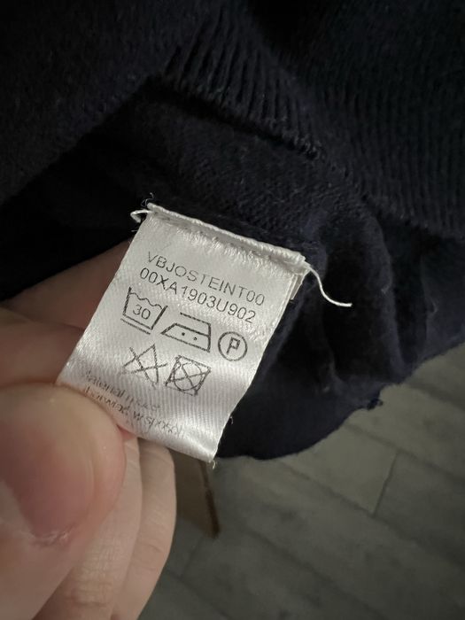 Granatowy bawełniany sweter męski Vistula