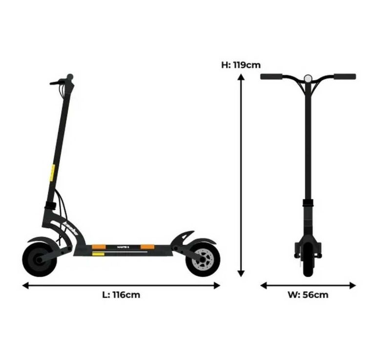 Hulajnoga elektryczna Kaabo Mantis 8 Plus  60km/h 1600W 18Ah mocna VIP