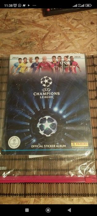 Cadernetas Champions League(ler descrição)