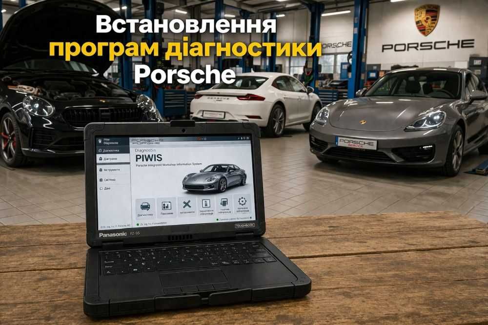 Встановлення програм Porsche — PIWIS діагностика, кодування, програмування, дилерський рівень без обмежень — Напиши що треба