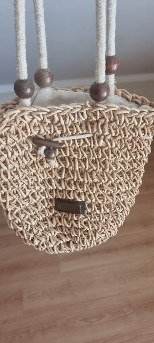 Rope suitcase used once in excellent condition