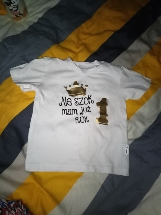 T-shirt na roczek Antoś 92