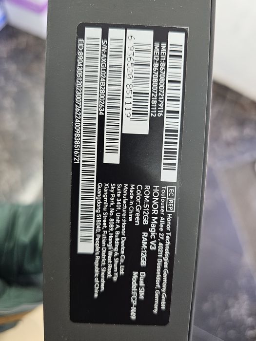 Honor magic V3..512/12