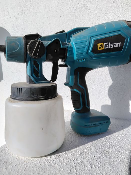 Pistola de pintura a bateria