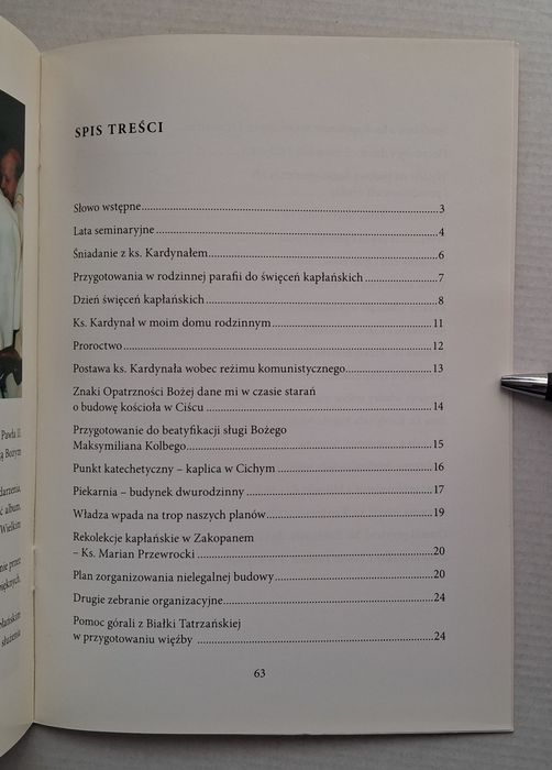 Cisiec. Ks. Władysław. Nowobilski: On namaścił moje dłonie..