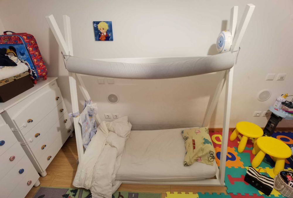 Cama Montesuriana Berço Teppe da Trama