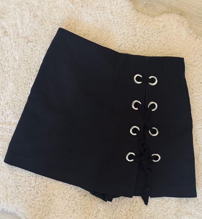 Спідниця-шорти Stradivarius. Топ в рубчик