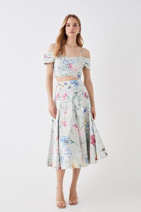 Coast 36 S Stylowy Top W Kwiaty H17347