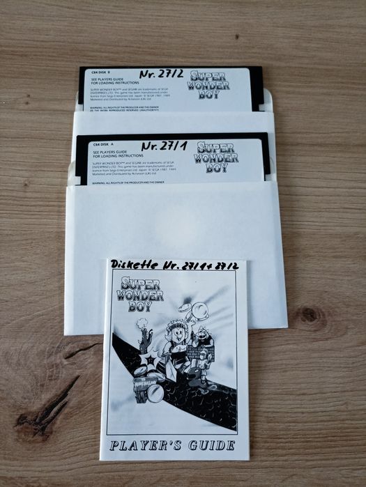 C64 Gra Super Wonder Boy