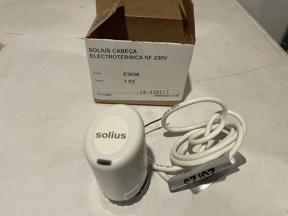 Cabeça Eletrotérmica NF 230V Solius