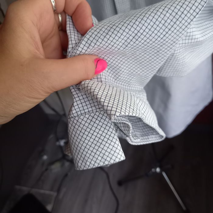 Koszula męska w krateczkę L