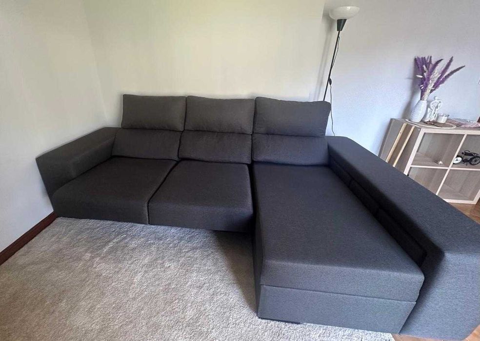 Sofá reclinável em ótimo estado