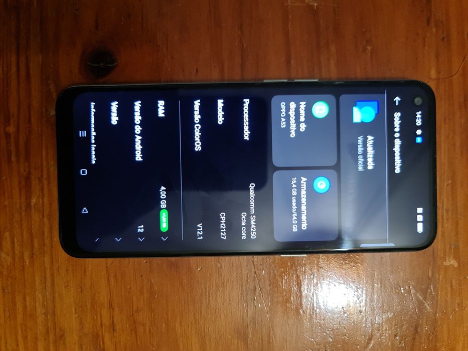 OPPO A53 64GB Azul Menta – Preço Fixo