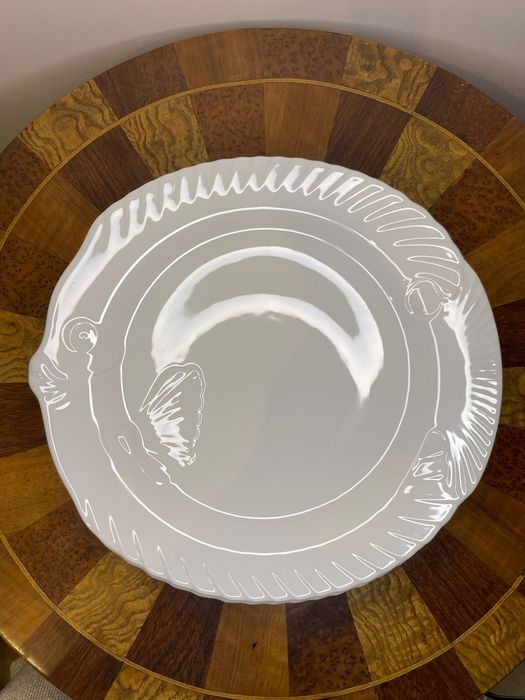 Talerz półmisek z rybą Seltmann Wieden Bawaria Germany Biała porcelana
