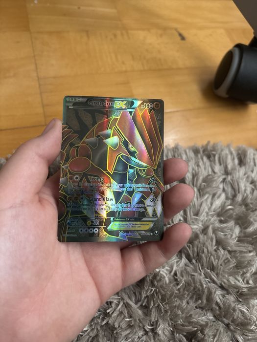 Karta pokemon Groudon EX