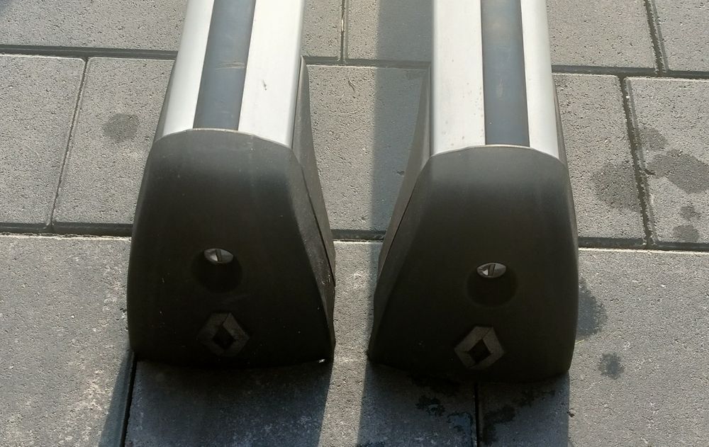 Poprzeczki Dachowe Renault Kadjar - Oryginał Alu klucz
