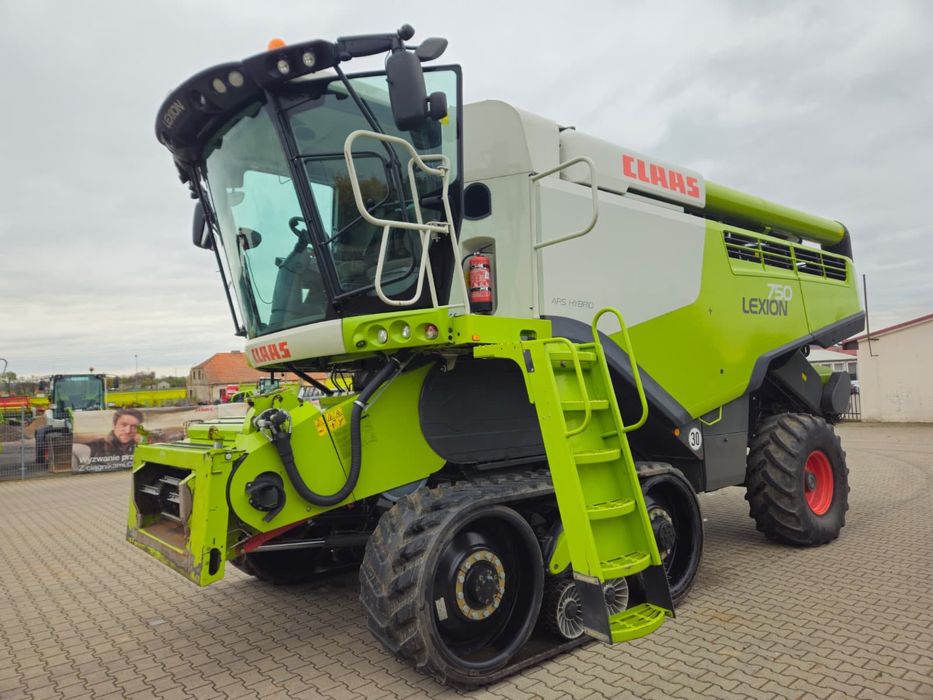 Claas Lexion 750TT + V930 Kombajn zbożowy, rotorowy, Laser Pilot