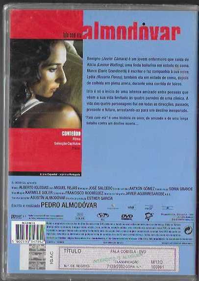 Pedro Almodóvar. Fala com ela. (Selado)