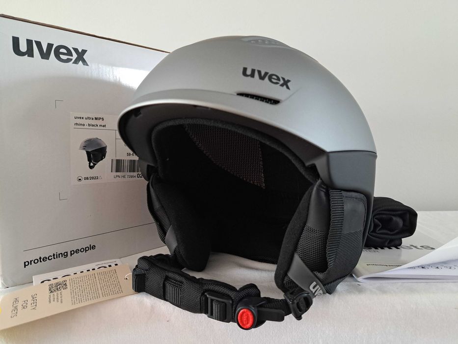 Kask Narciarski Uvex Ultra Mips Rhino Black Mat L 59-61cm