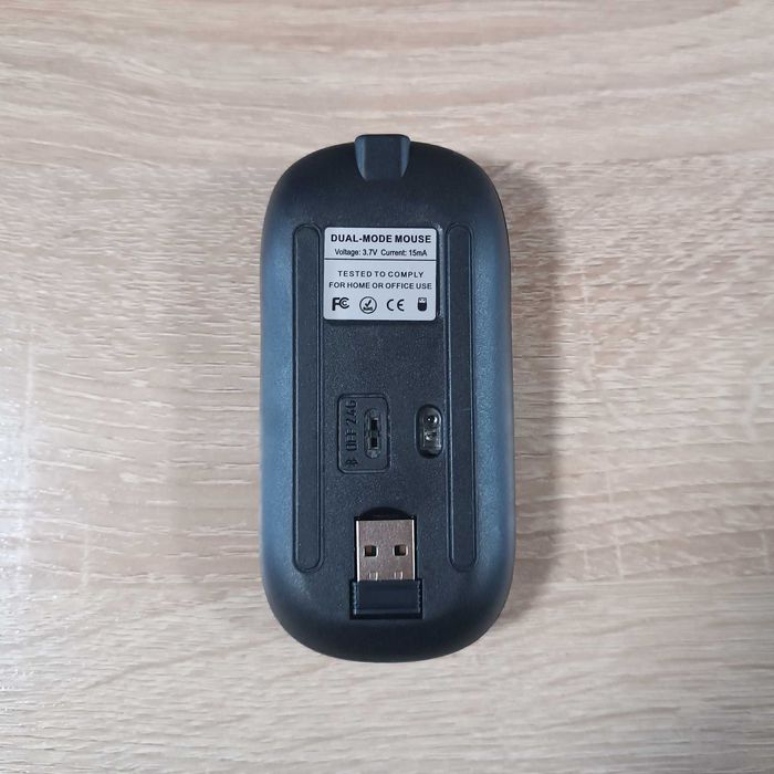 Бездротова мишка Bluetooth 5.2 + 2.4G | LED-підсвітка,Dual Touch,USB-C