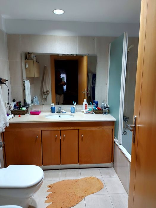 Banca em moka com pia para wc