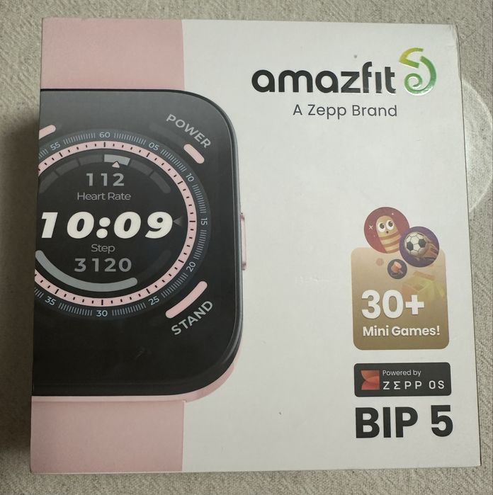 Amazfit, smartwatch Bip 5 Pastel Pink