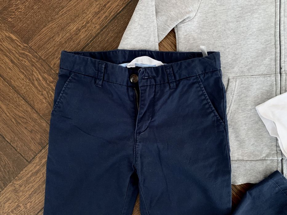 Bluza koszulka spodnie H&M 128 cm