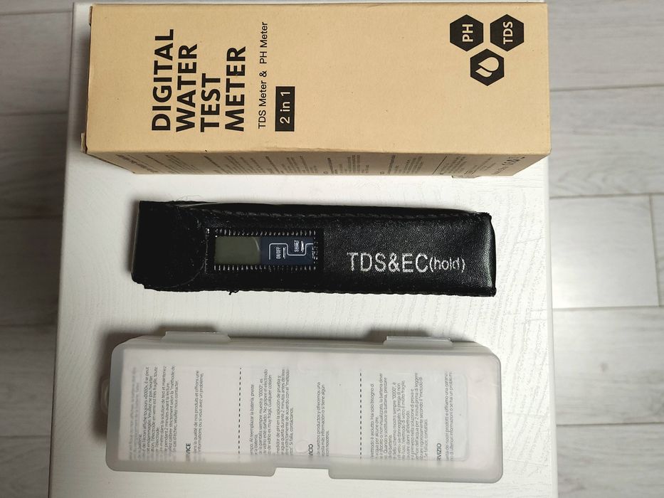 Цифровий вимірювач, тестер якості води 2 в 1. Homtiky.