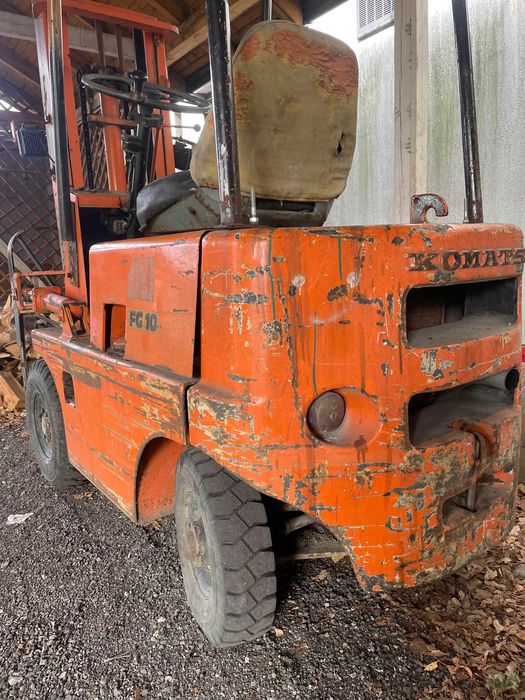 Wózek widłowy Komatsu FG10-10, benzyna, sprawny