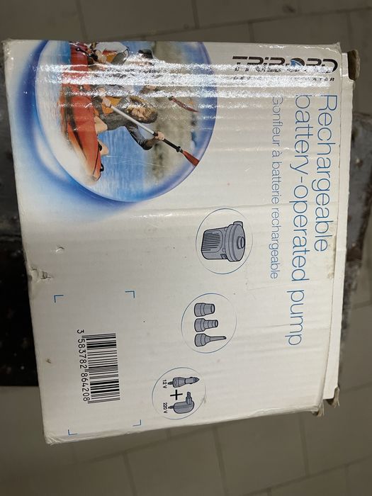 Bomba electrica portátil recarregavel  para campismo/praia