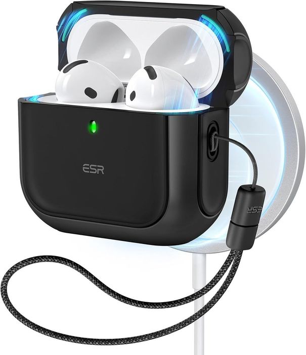 Чохол з карабіном протиударний з магнітом MagSafe для AirPods 4 та Pro