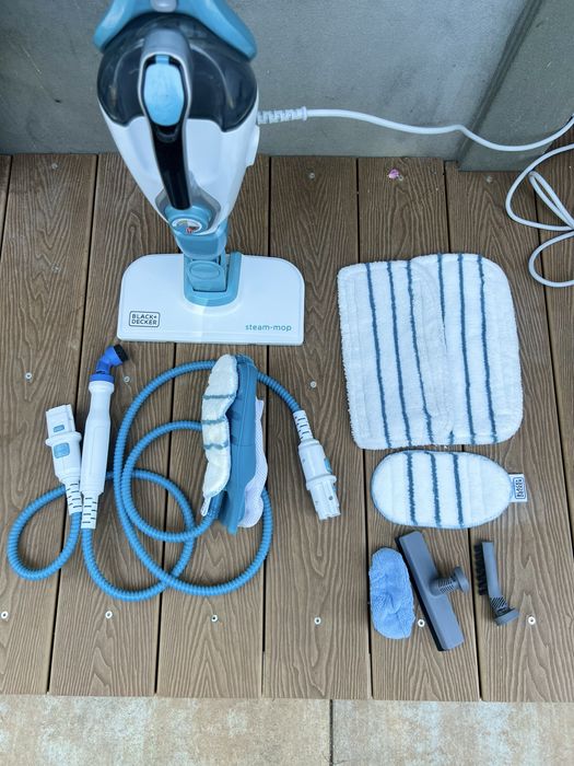 Black Decker Mop z rękawicą parową 9in1 Steam-mop