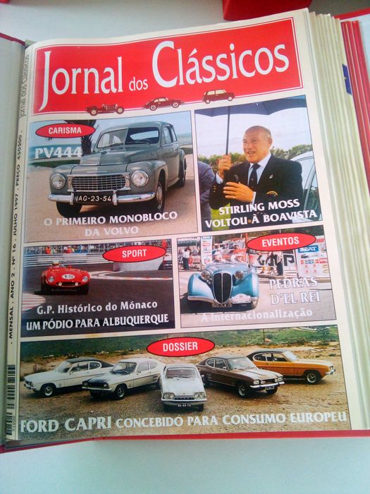 colecção de revistas encadernadas "Jornal dos Clássicos"