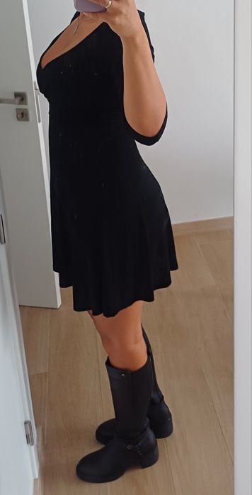 Vestido preto da bershka - M