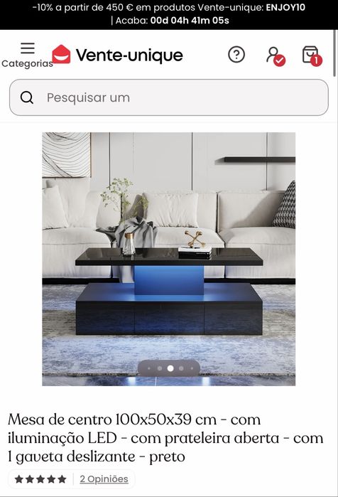 Mesa de centro.