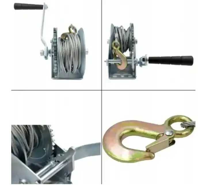 Барабанна лебідка Falon-Tech (545кг 10м трос 4,5мм) барабанная лебедка