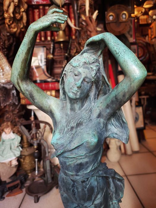 Escultura Bronze Henri Levasseur