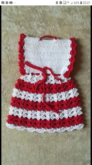 Новая прихватка "платье".