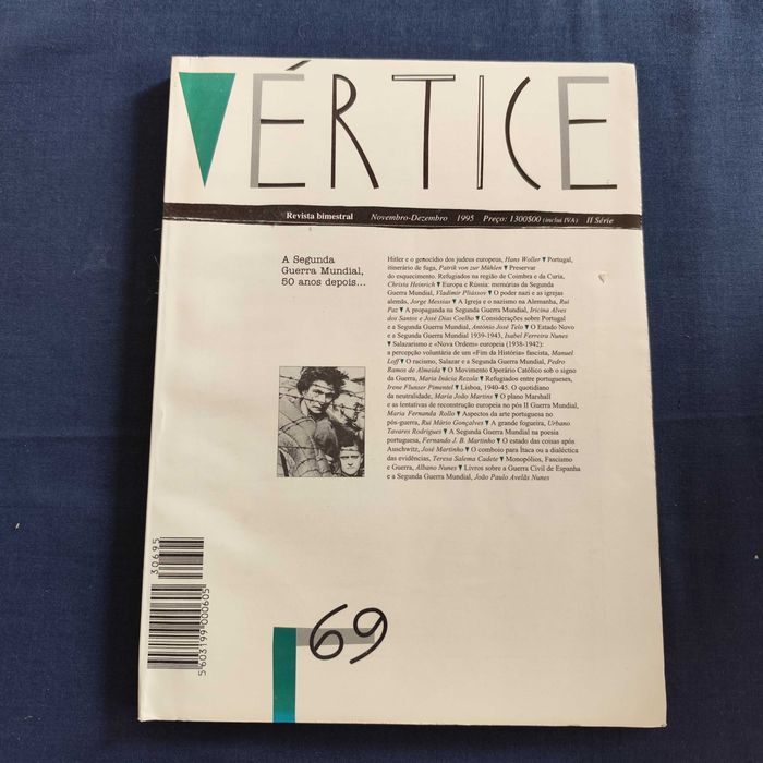 Revista Vértice 69 - Novembro-Dezembro 1995