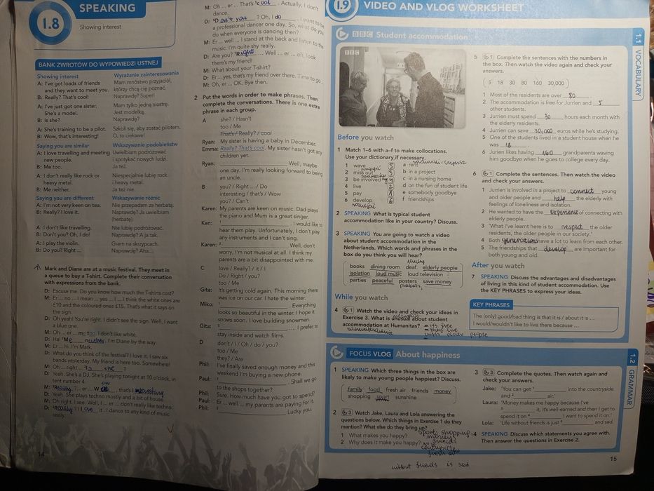 Zeszyt ćwiczeń do języka angielskiego, focus 2