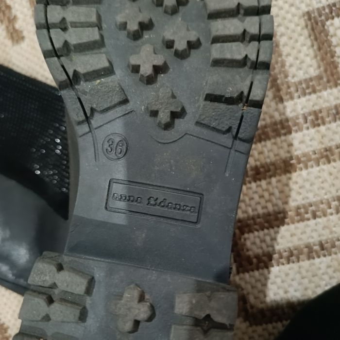 Kozaki/botki Anna Fidanza skórzane