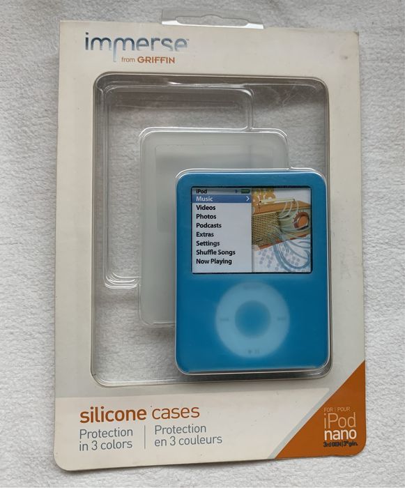 Чехол бампер Griffin iPod nano 3gen силикон