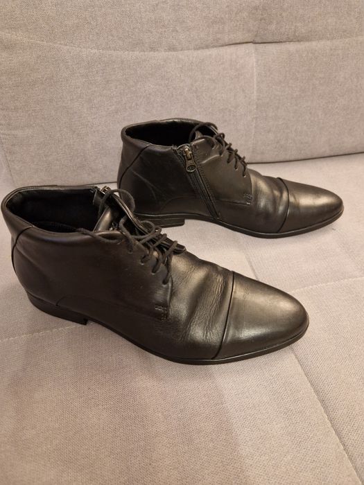 Trzewiki Lasocki skórzane czarne