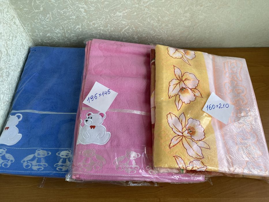 Махровая простынь Хлопок, покрывало, плед, пододеяльник