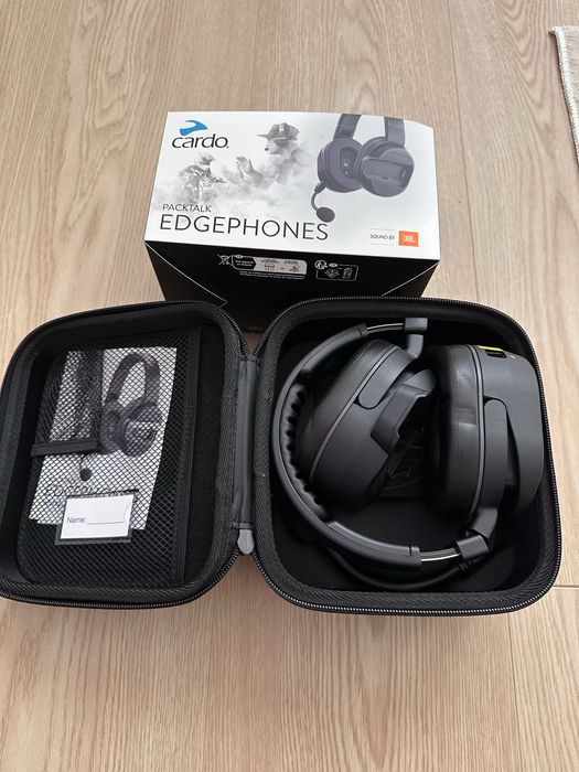 Cardo Packtalk Edgephones (Sound by JBL) — NOVO, por estrear