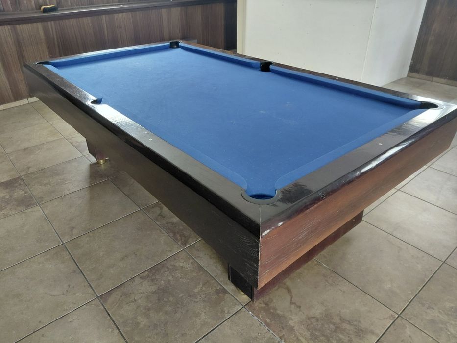 Bilhar  castanho inox
