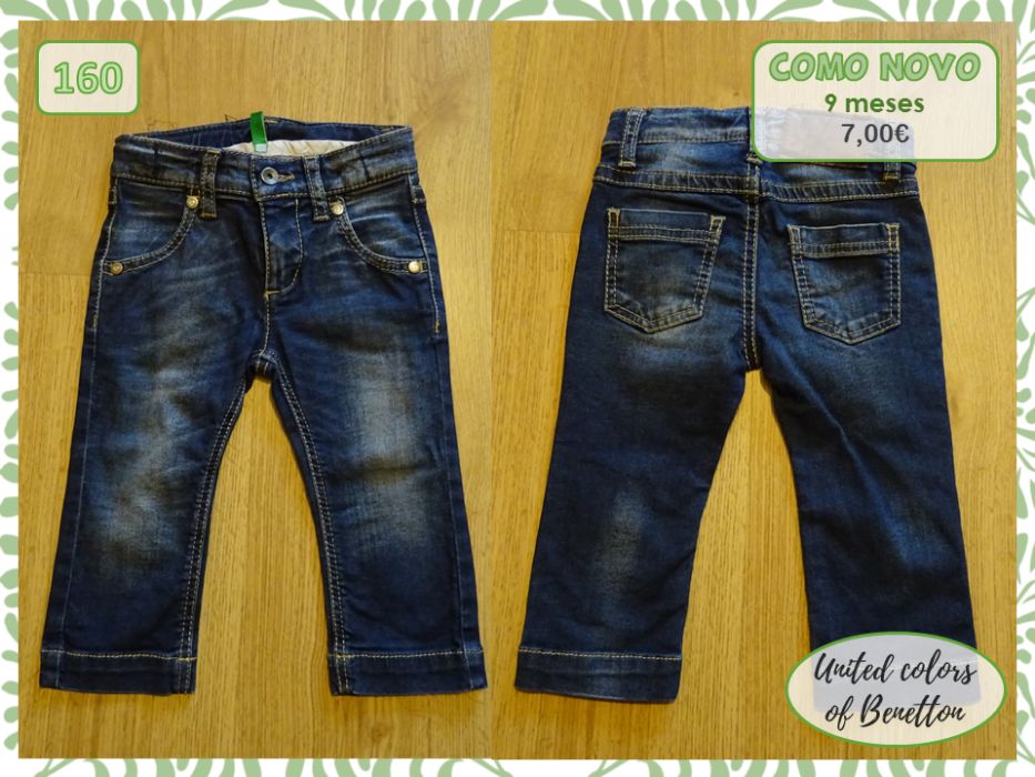 Calças e conjuntos, 9-12 meses (oferta portes)