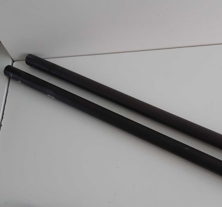 Duas Varas Barras Extensíveis Trancas de Fechadura