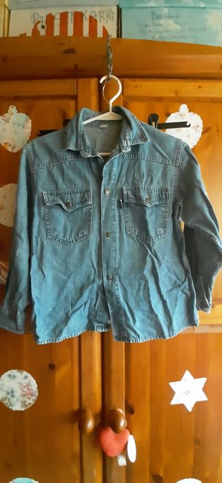 Koszula jeans chłopięca wiek 8 lat firma MSEVENN