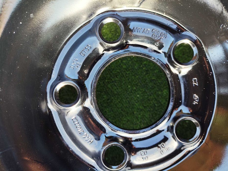 4xFelga stalowa 14, 5x100, Fabia.  Opony gratis.